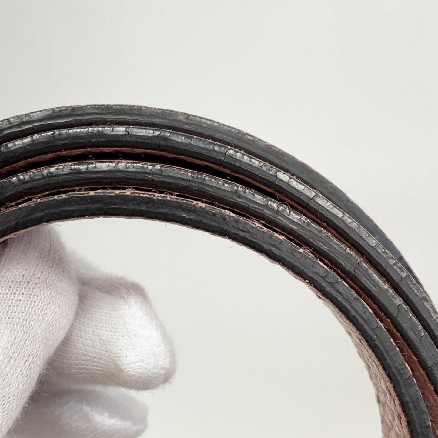 Gucci Bamboo Handbag 323660 Leather Pink Champagne 2-Way Bag