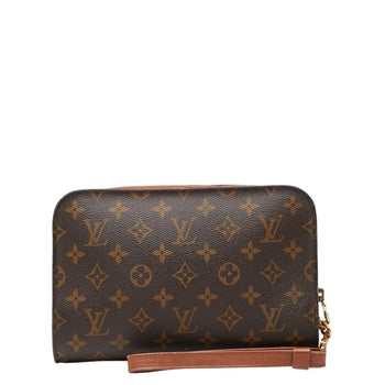 Louis Vuitton Monogram Orsay Clutch Bag/Second Bag M51790 Brown Leather