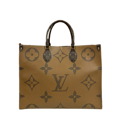 Louis Vuitton On The Go Gm Monogram Giant Shoulder Bag Reverse M45320 Brown