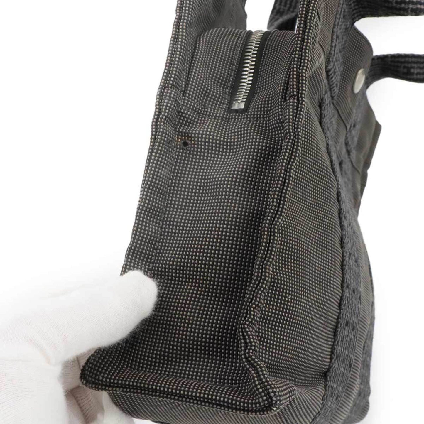 Hermes Herms Herline Tote Pm Bag In Gray Canvas