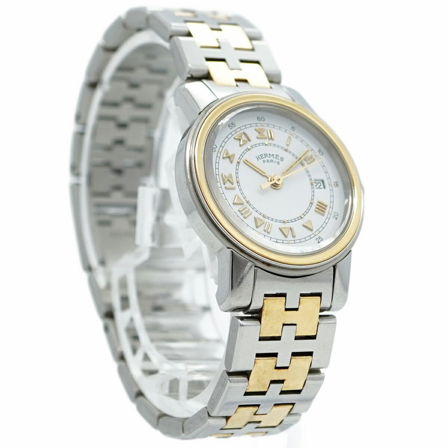 Herms Carrick Ca1.220 White Dial