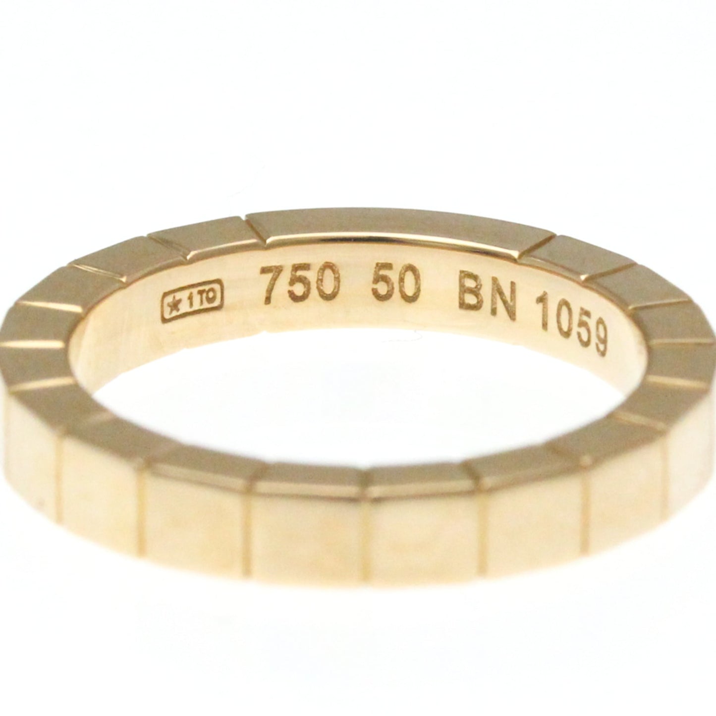 Cartier Lanieres Pink Gold (18K) Fashion No Stone Band Ring Pink Gold