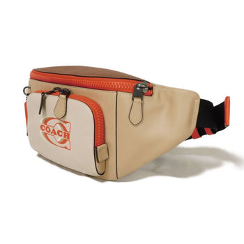 Coach Coach Body Bag Truck Belt Current C Mark Color Block Multi Smooth Calf Unused Embossed Stamp