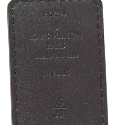 Louis Vuitton Men'S Monogram Eclipse Belt With Pyramid Design