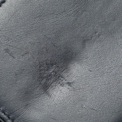 Chanel Deauville Chain Wallet A80795 Navy White Denim Leather