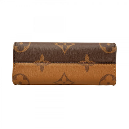 Louis Vuitton Monogram Giant Reverse On-The-Go Pm Handbag M46373 Brown 2-Way Bag