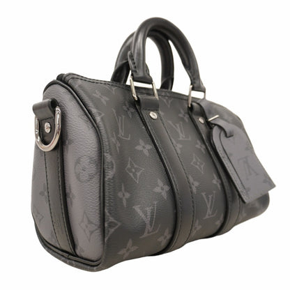 Louis Vuitton Monogram Eclipse Reverse Speedy Bandouliere 25 Handbag M46271 Black/Gray