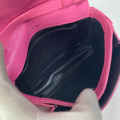 Balenciaga 550639 Pochette Crossbody Bag Shoulder Bag Pink Black