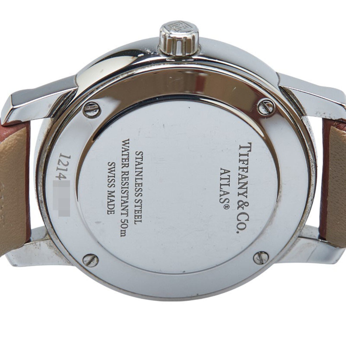 Tiffany & Co. Atlas Dome Date Quartz Watch With Silver Dial