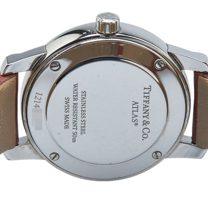 Tiffany & Co. Atlas Dome Date Quartz Watch With Silver Dial