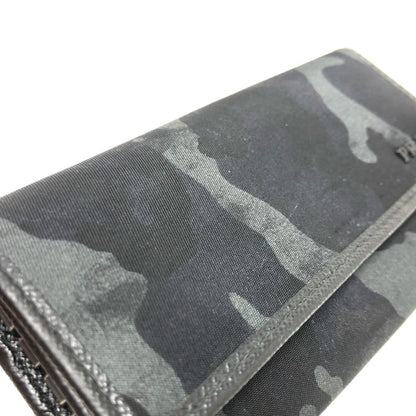 Prada Camouflage 6-Key Holder Long Key Case Nylon