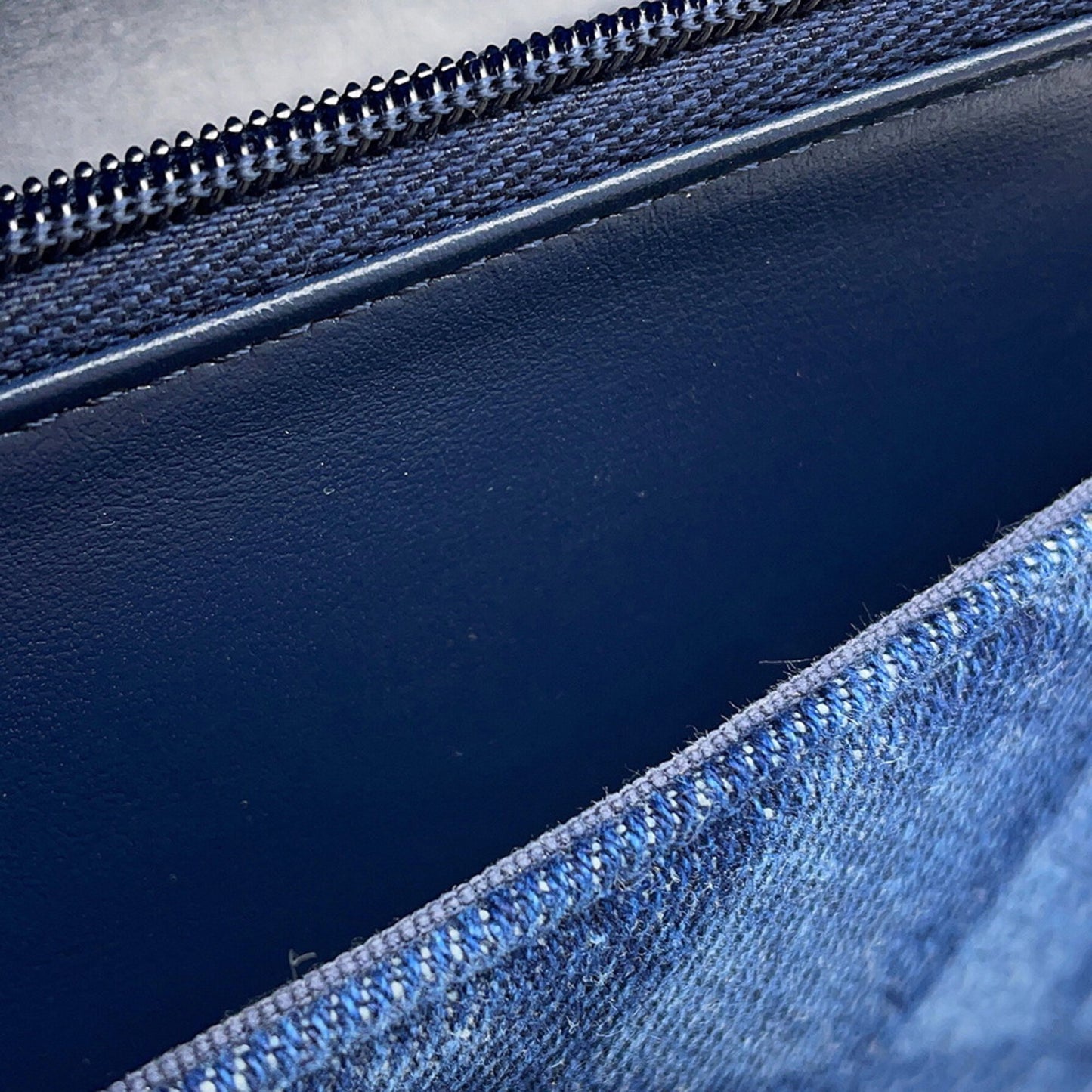 Leather - Chanel Chain/ Shoulder Wallet Denim