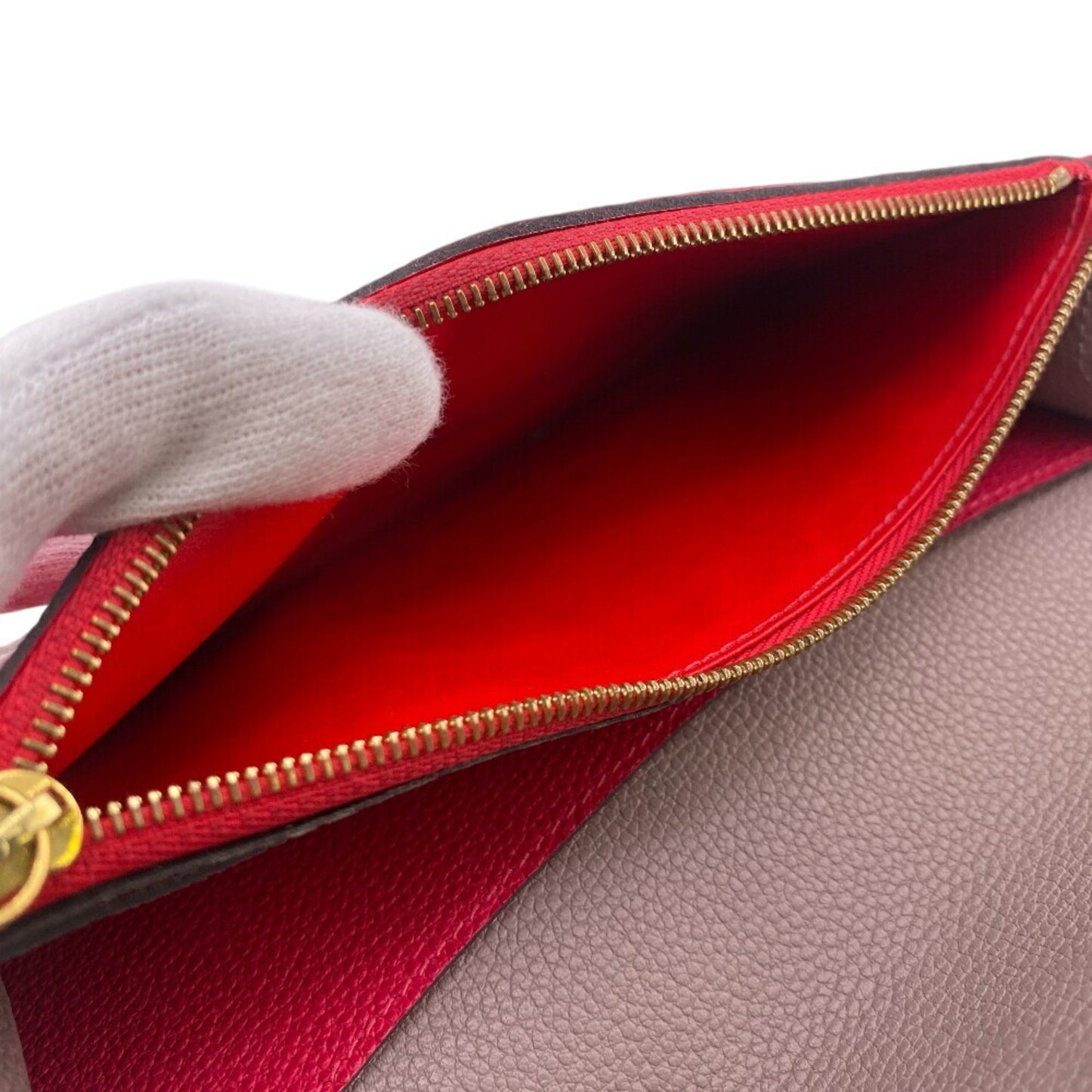 Louis Vuitton Louis Vuitton Wallet M62371 Portefeuille Emily Monogram Empreinte Long Pink