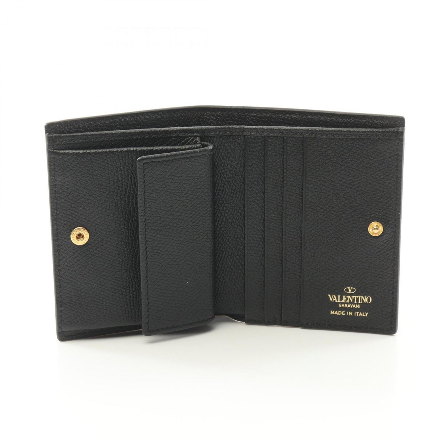 Valentino V Bi-Fold Wallet Leather