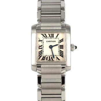 Cartier Tank Francaise Sm W51008Q3 Ss Wristwatch Quartz