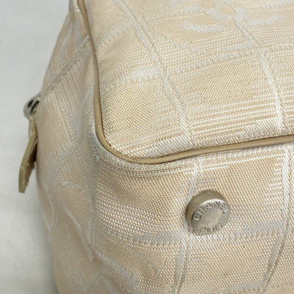 Chanel New Travel Nylon Beige Handbag