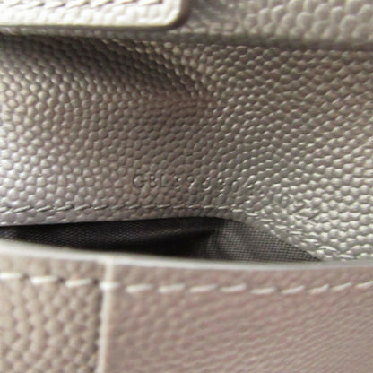 Yves Saint Laurent Saint Laurent Paris 396303 Leather Grey Bi-Fold Wallet 1552Saint Laurent Paris