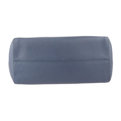 Gucci Swing Tote Bag 354397 Leather Navy Shoulder Large