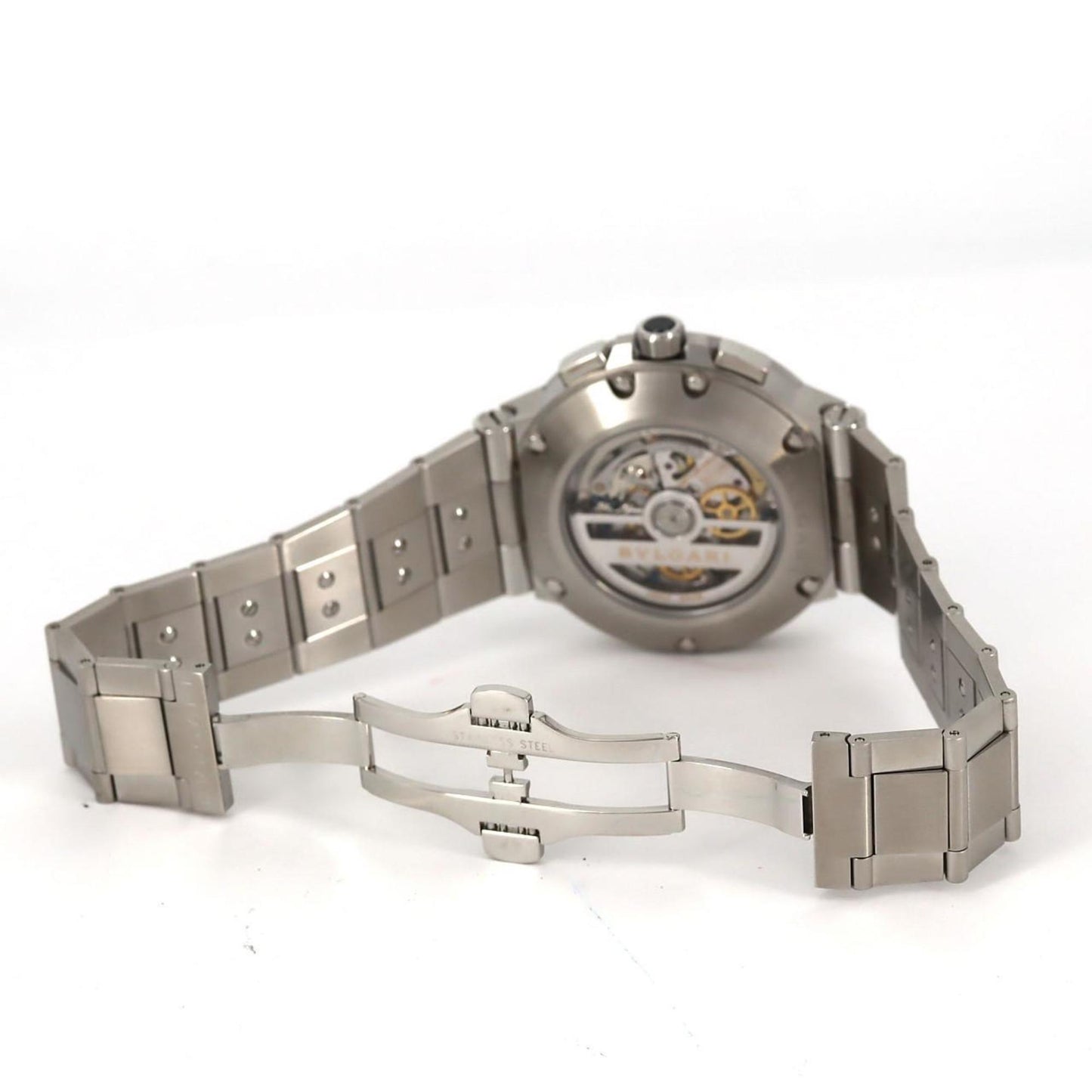 Bvlgari Diagono Velocissimo Dg41Sch Dg41Bssdch Stainless Steel Automatic Watch