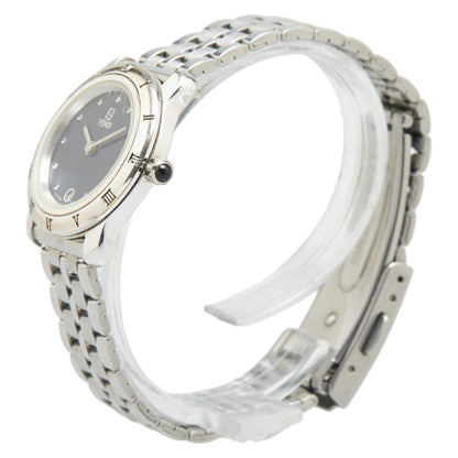 Fendi 860L Quartz Watch With Black Dial And Stainless Steel