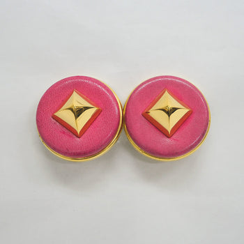 Hermes Hermes Medor Earrings Magenta Studs