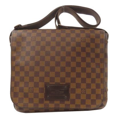 Louis Vuitton N51211 Brooklyn Mm Shoulder Bag In Damier Canvas