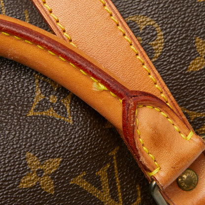 Louis Vuitton Monogram Keepall 50 Boston Bag M41426 Brown Leather