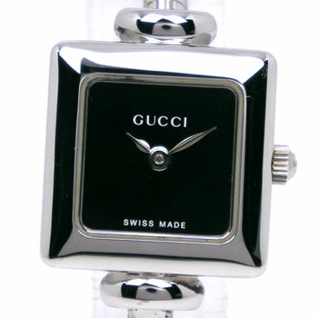 Gucci Gucci Watch 1900L Stainless Steel Quartz Analog Display Black Dial