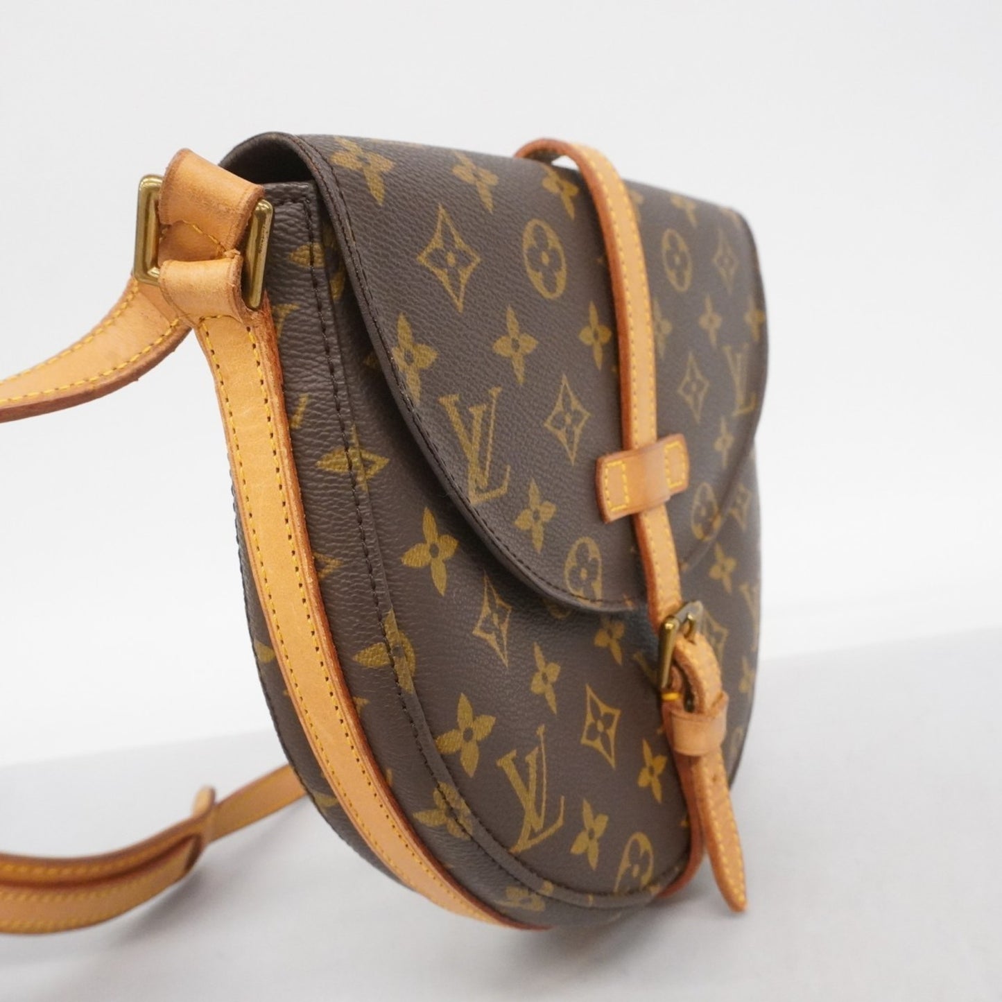 Louis Vuitton Monogram Chantilly Mm Shoulder Bag M51233 Brown