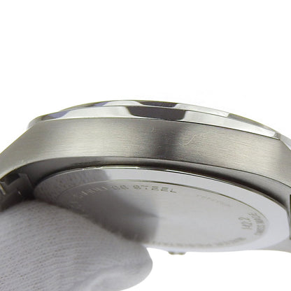 Gucci Date 100M Ya142201 142 2 Black Dial Stainless Steel Quartz Watch With Battery