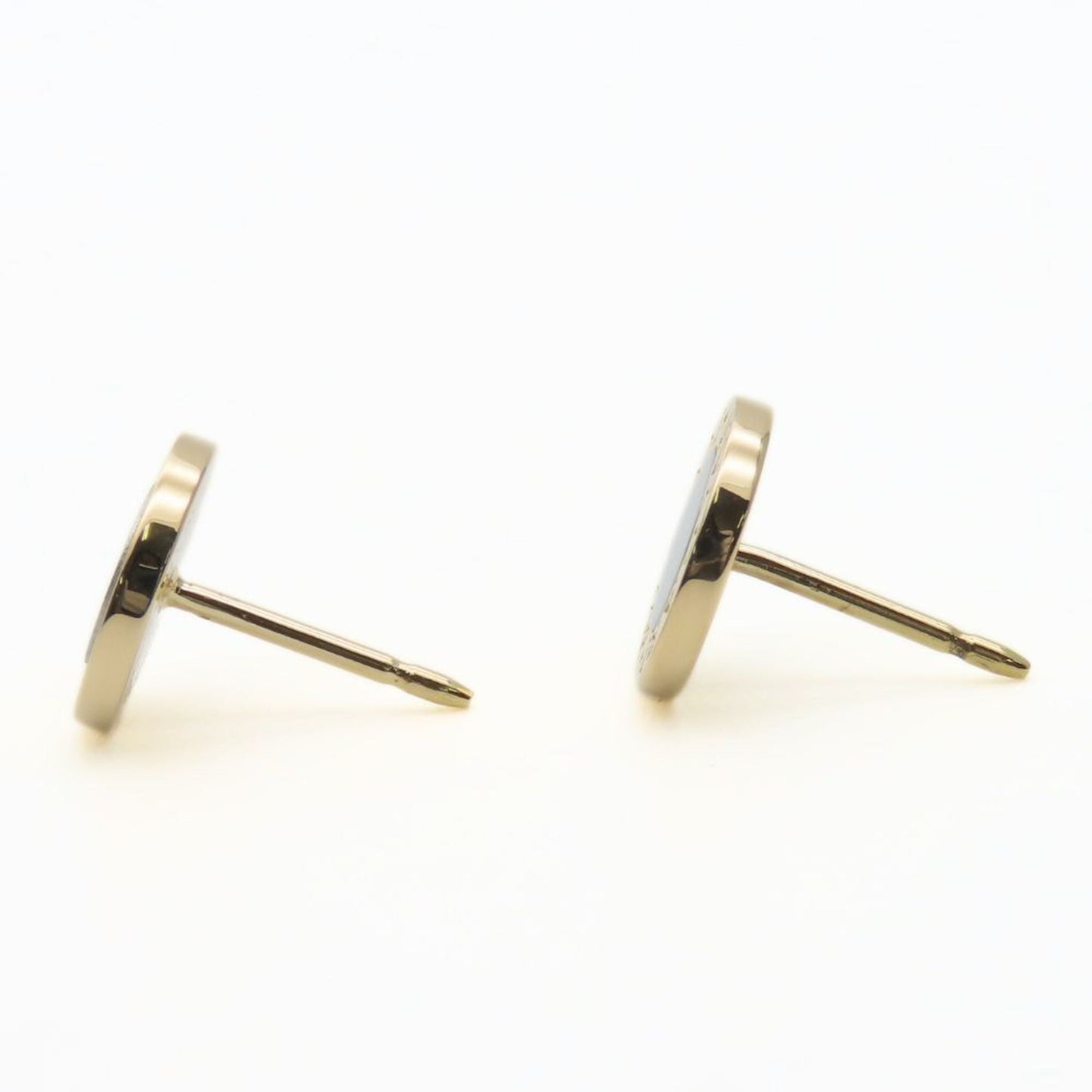 Bvlgari 18Kyg Steel Earrings