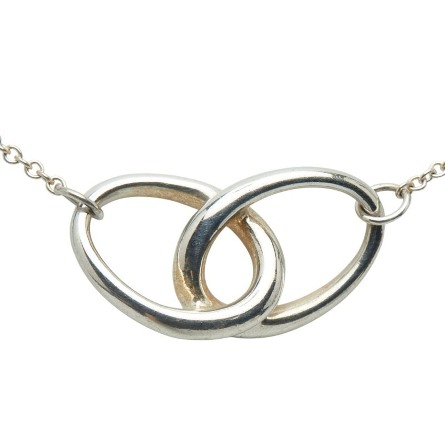 Tiffany & Co. Double Loop Necklace In 925 Sterling Silver