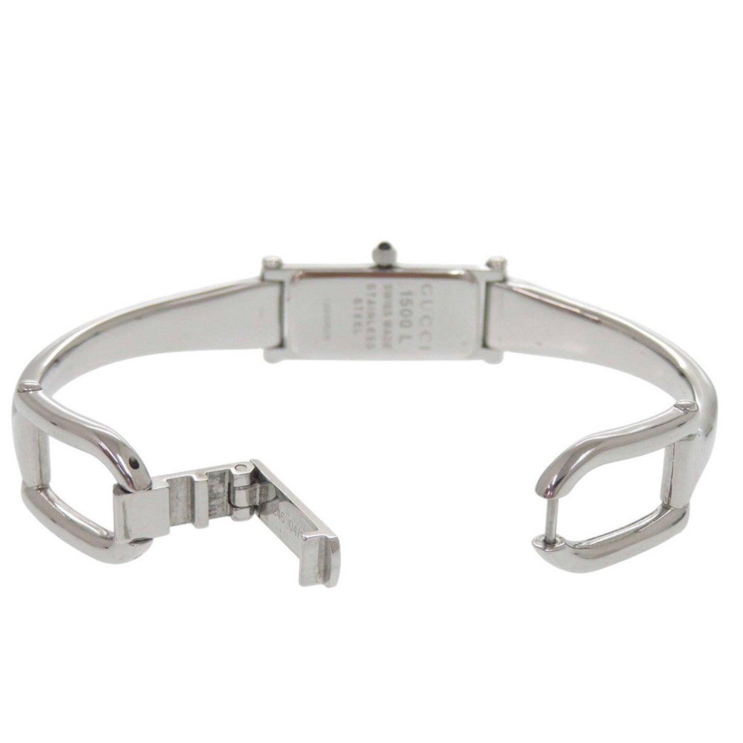 Gucci 1500L Stainless Steel Watch With Single Diamond