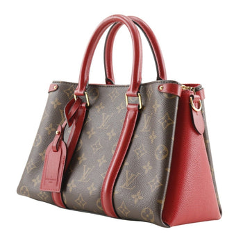 Louis Vuitton Louis Vuitton Soufflotnv Bb Handbag M44818 Monogram Canvas 2020 Brown/Red Tr1290