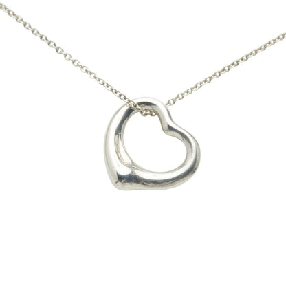 Tiffany & Co. Open Heart Necklace In 925 Sterling Silver