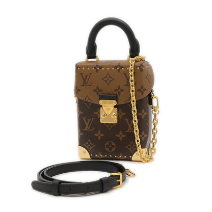 Louis Vuitton Monogram Reverse Camera Box 2Way Bag Handbag M82465 Bp