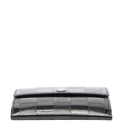 Louis Vuitton Damier Vernis Ludlow Wallet/Coin Case/Business Card Case M92136 Black Patent Leather