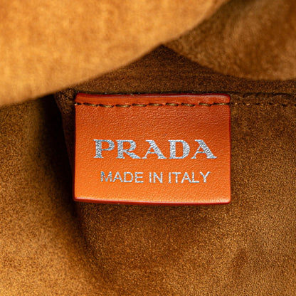 Prada Galleria Triangle Logo Plate Handbag/Shoulder Bag