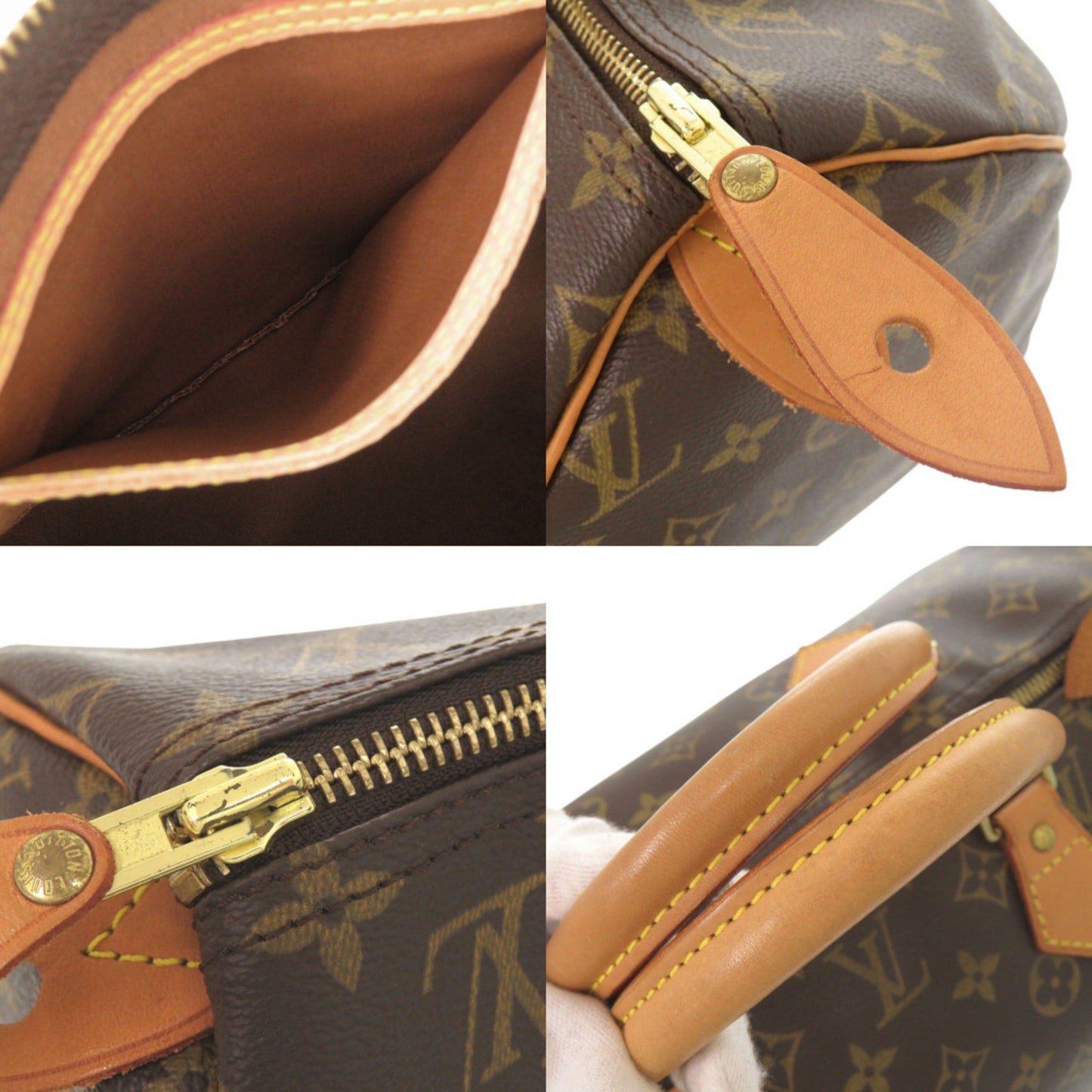 Louis Vuitton Speedy 40 Monogram M41522 Brown Handbag 0225 Louis Vuitton