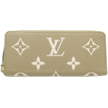 Louis Vuitton Louis Vuitton Long Wallet M82478 Portefeuille Clemence Monogram Bicolor Empreinte