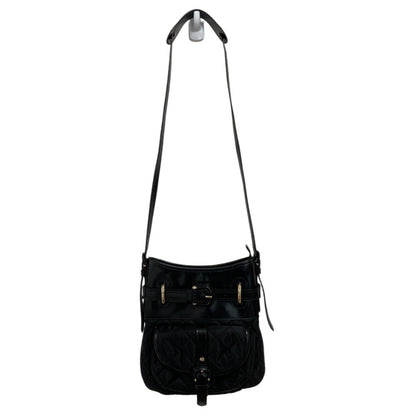 Burberry Established Quilted Crossbody Shoulder Bag In Black