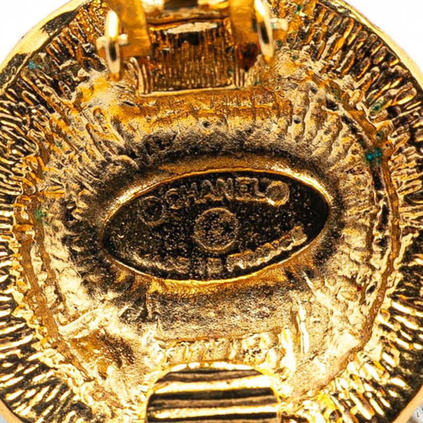 Chanel Coco Mark Earrings Gold Plated