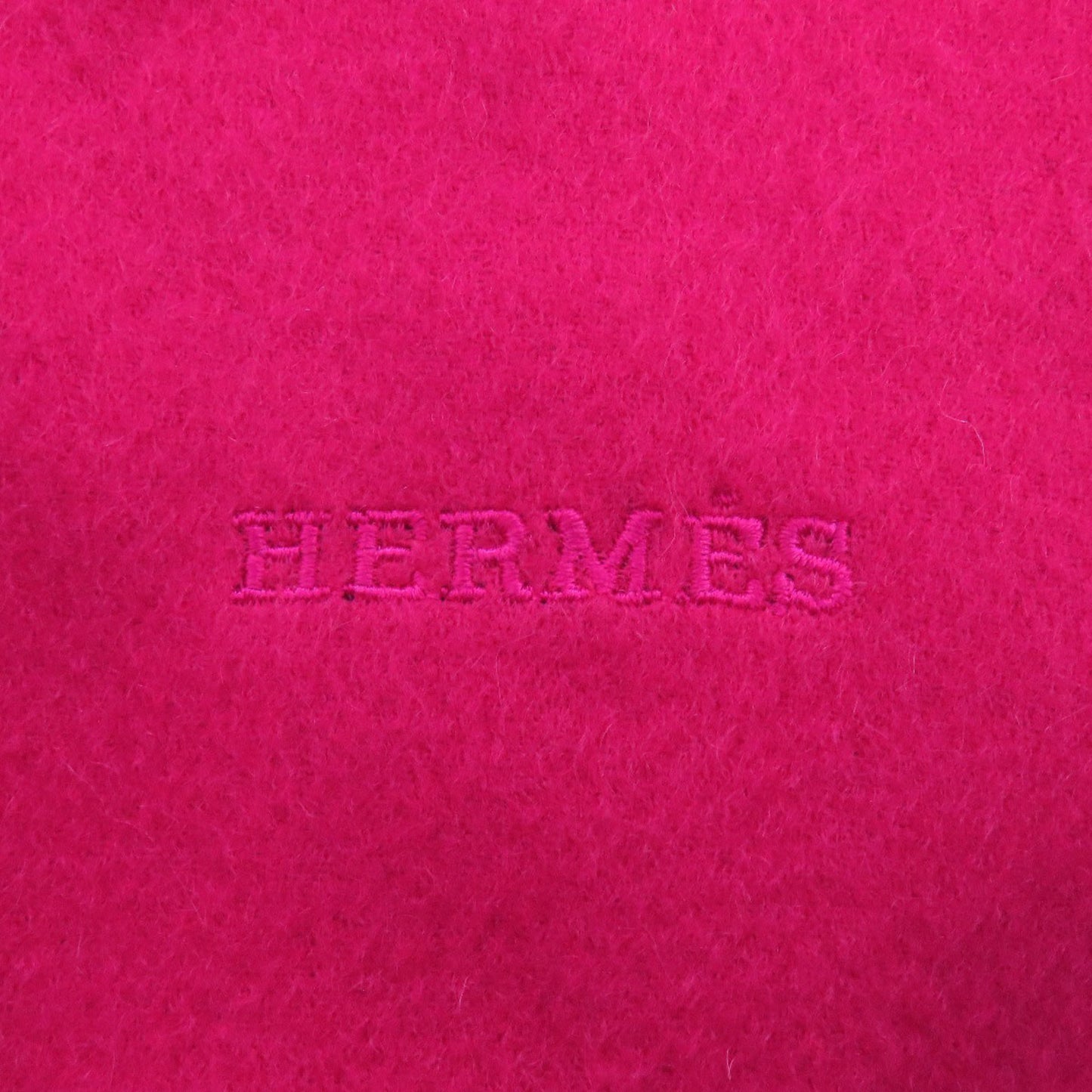 Hermes Logo Cashmere Scarf