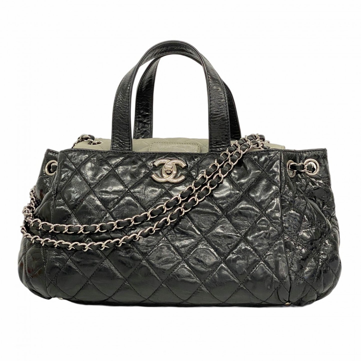 Chanel Matelasse Handbag With Chain Shoulder Strap