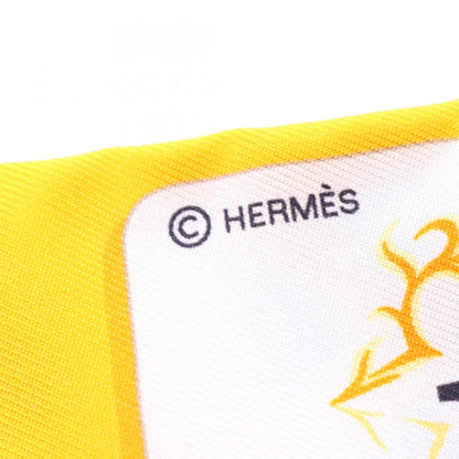 Hermes Twilly Jeu Dr Cartes Silk Scarf