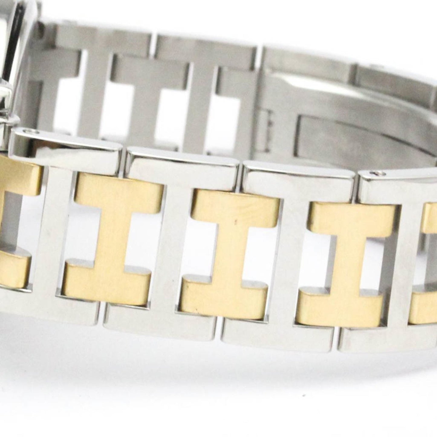 Hermes Clipper Gold Plated Steel Quartz