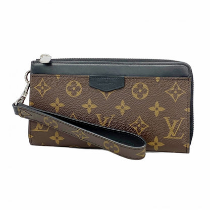 Louis Vuitton Monogram Macassar Zippy Dragonne Long Wallet M69407 Brown/Black
