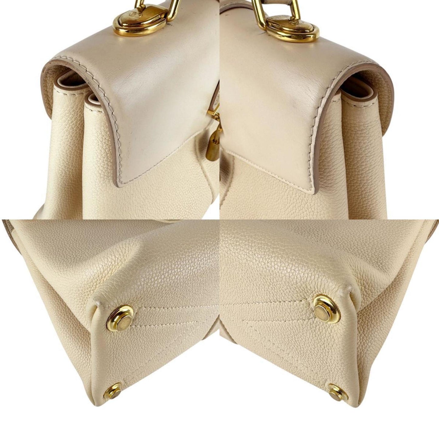 Louis Vuitton Rose Des Vents Pm Handbag Shoulder Bag In Light Beige And Gold