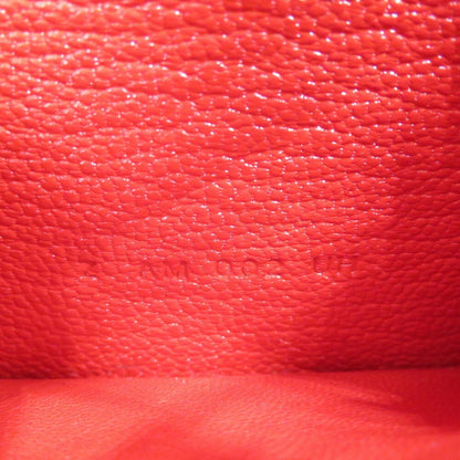 Hermes Lauris Luli Chevre Rouge Coeur Z Engraved Coin Case 1259Hermes