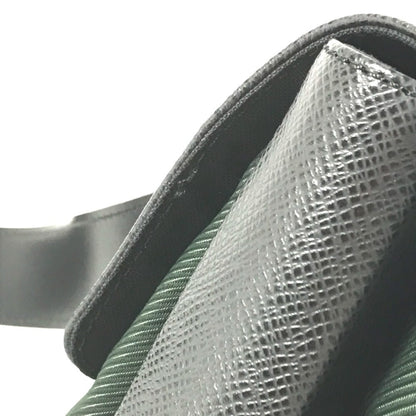 Louis Vuitton M30882 Taiga Saratov Gm Flap Messenger Bag/Shoulder Bag In Nylon Canvas And Leather